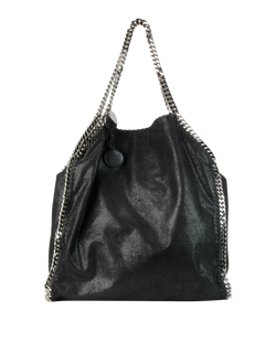 Large Falabella, Faux Suede, Black, 700228, 2*